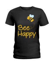 Bee Happy Bumble Bee Bee Lover Bumble Bee Gift Fun Ladies T-Shirt thumbnail