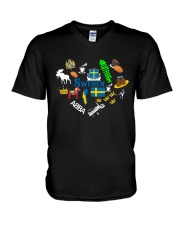 LOVE SWEDEN V-Neck T-Shirt thumbnail