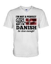 DANISH GIRL V-Neck T-Shirt thumbnail