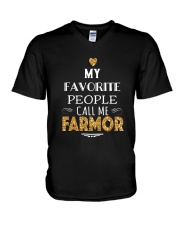 DANISH CALL FARMOR V-Neck T-Shirt thumbnail