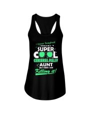 SUPER COOL CEREBRAL PALSY AUNT Ladies Flowy Tank thumbnail