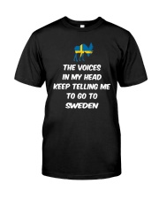 SWEDISH VOICE TELLING ME Classic T-Shirt thumbnail