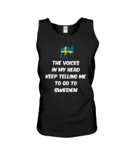 SWEDISH VOICE TELLING ME Unisex Tank thumbnail