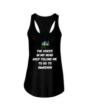 SWEDISH VOICE TELLING ME Ladies Flowy Tank thumbnail