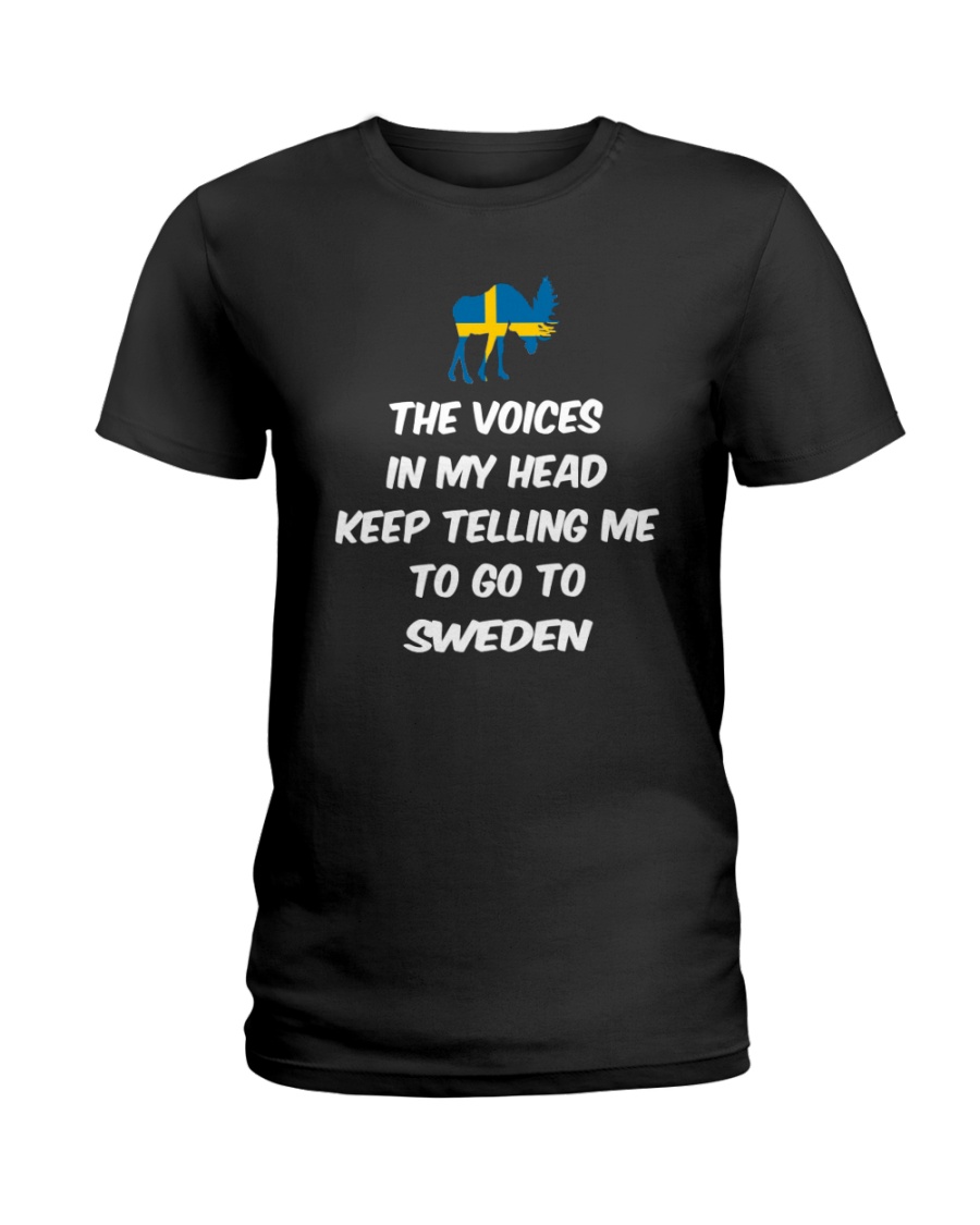 SWEDISH VOICE TELLING ME Ladies T-Shirt