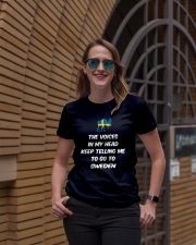 SWEDISH VOICE TELLING ME Ladies T-Shirt lifestyle-women-crewneck-front-2