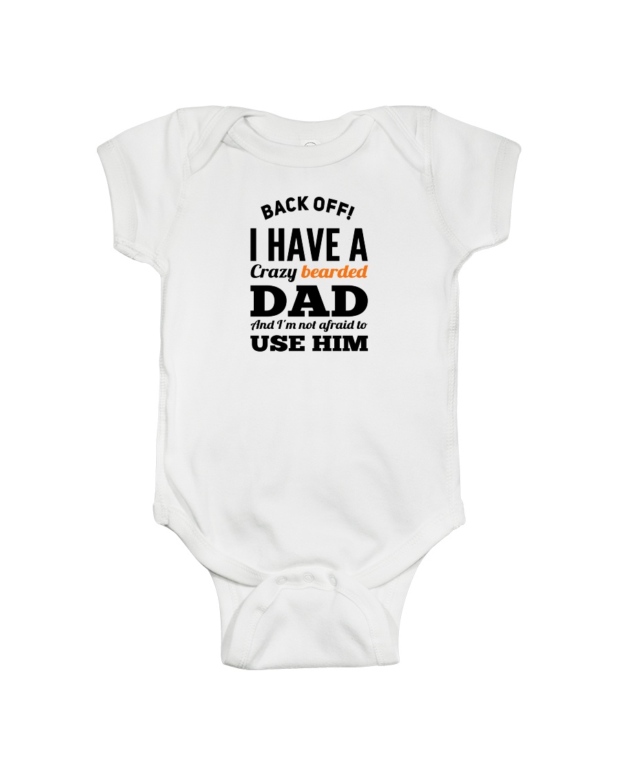 CRAZY BEARDED DAD Onesie