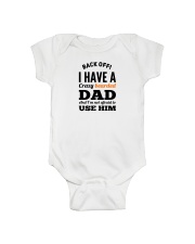 CRAZY BEARDED DAD Onesie front