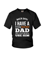 CRAZY BEARDED DAD Youth T-Shirt thumbnail