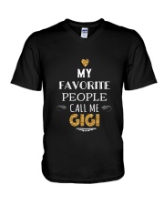 FAVORITE PEOPLE CALL ME GIGI EXCLUSIVE DESIGN V-Neck T-Shirt thumbnail