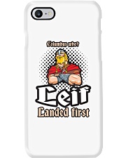 LEIF LANDED FIRST NORWEGIAN VIKING FUNNY Phone Case tile