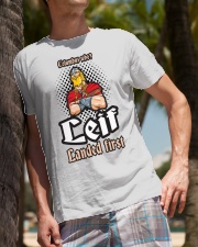 LEIF LANDED FIRST NORWEGIAN VIKING FUNNY Classic T-Shirt lifestyle-mens-crewneck-front-10