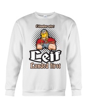 LEIF LANDED FIRST NORWEGIAN VIKING FUNNY Crewneck Sweatshirt tile