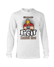 LEIF LANDED FIRST NORWEGIAN VIKING FUNNY Long Sleeve Tee tile