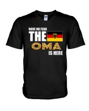 HAVE NO FEAR THE OMA IS HERE V-Neck T-Shirt thumbnail