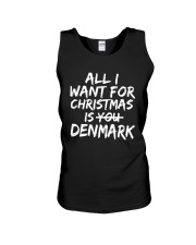 ALL I WANT FOR CHRISTMAS IS DENMARK Unisex Tank thumbnail