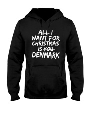 ALL I WANT FOR CHRISTMAS IS DENMARK Hooded Sweatshirt thumbnail