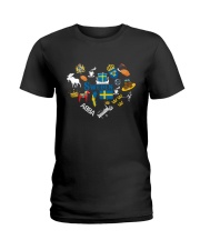 LOVE SWEDEN NEW Ladies T-Shirt thumbnail