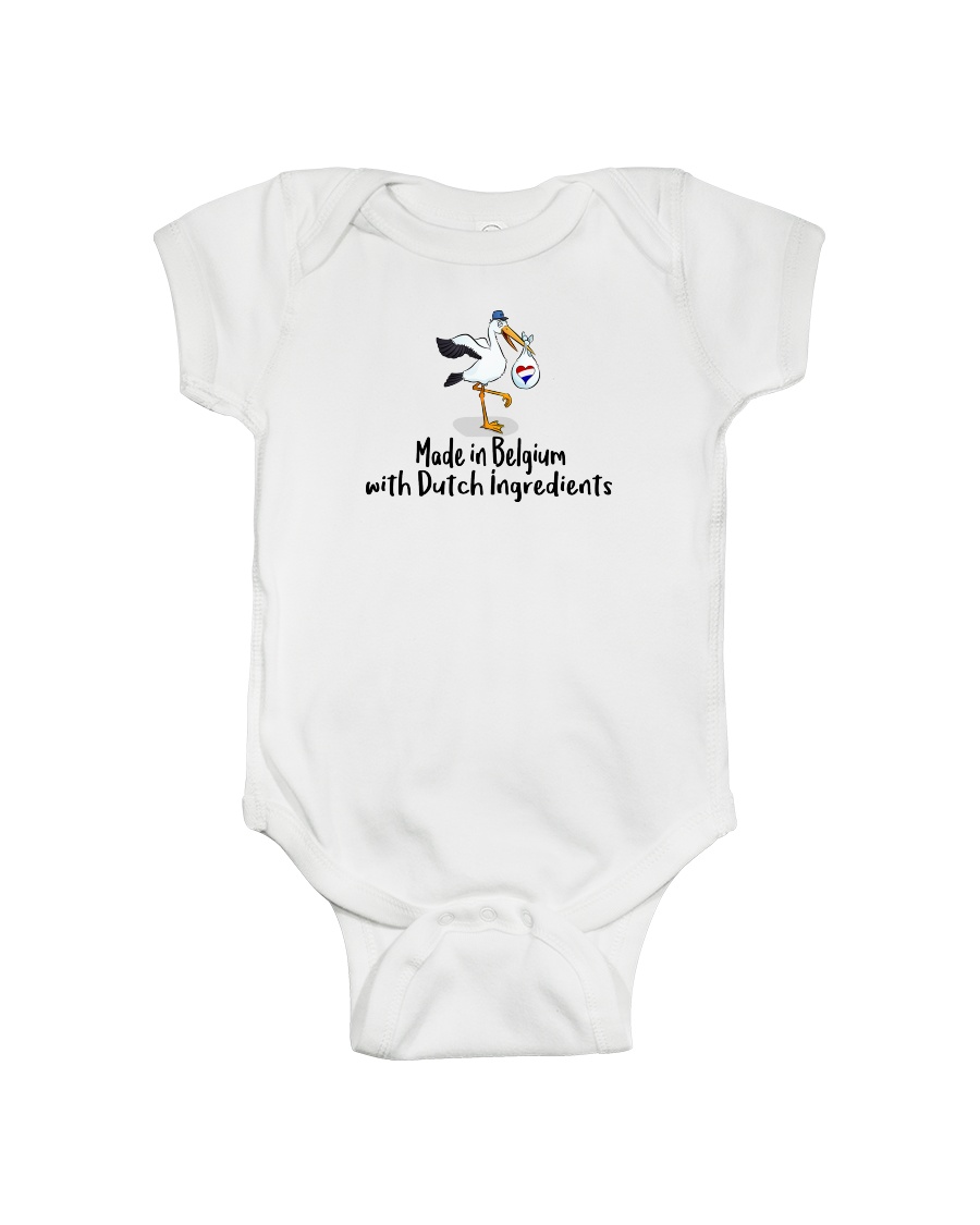 DUTCH INGREDIENTS - BELGIAN VERSION Onesie