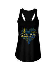 SWEDISH MAP Ladies Flowy Tank thumbnail