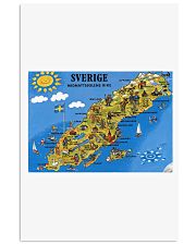 SWEDISH MAP 11x17 Poster front