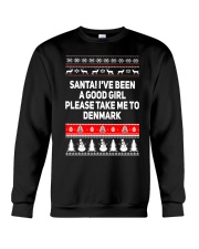 SANTA TAKE GIRL TO DENMARK Crewneck Sweatshirt thumbnail