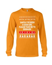 SANTA TAKE GIRL TO DENMARK Long Sleeve Tee front