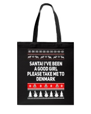 SANTA TAKE GIRL TO DENMARK Tote Bag thumbnail