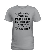 GRANDMA PARTNER IN CRIME EXCLUSIVE DESIGN Ladies T-Shirt thumbnail