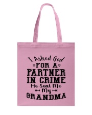 GRANDMA PARTNER IN CRIME EXCLUSIVE DESIGN Tote Bag thumbnail