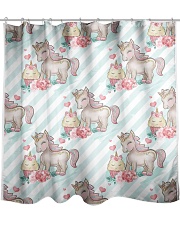 Cute Unicorn Shower Curtain thumbnail