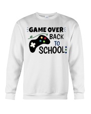 back to school game over Crewneck Sweatshirt tile