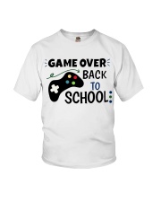 back to school game over Youth T-Shirt tile