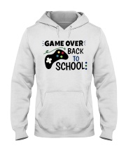 back to school game over Hooded Sweatshirt tile