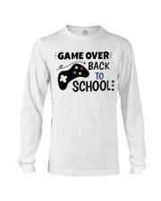 back to school game over Long Sleeve Tee tile