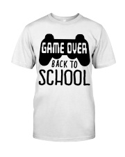 game over back to school Premium Fit Mens Tee tile