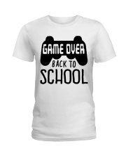 game over back to school Ladies T-Shirt tile