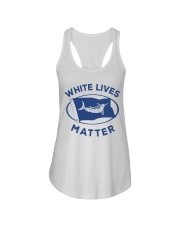 White-Lives-Matter Ladies Flowy Tank thumbnail