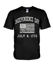 independence day usa V-Neck T-Shirt thumbnail