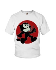 cat runner Youth T-Shirt tile