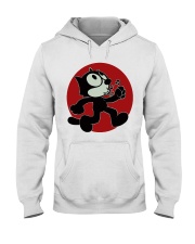 cat runner Hooded Sweatshirt tile