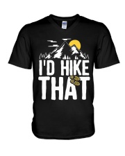 i'd hike that V-Neck T-Shirt tile