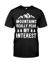 MOUNTAIN REALLY PEAK MY INTEREST Classic T-Shirt front