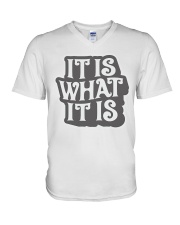 it-is-what-it-is V-Neck T-Shirt thumbnail