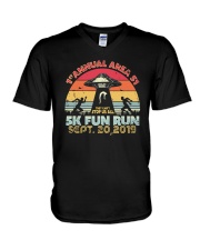 Area-51-5K-Fun-Run V-Neck T-Shirt tile