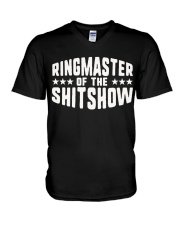 Mens-Ringmaster-Of-The-Shitshow V-Neck T-Shirt thumbnail