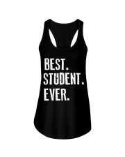 best student ever Ladies Flowy Tank tile