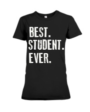 best student ever Premium Fit Ladies Tee tile