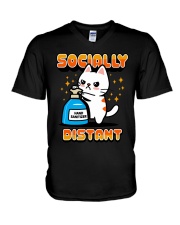 Socially Distant V-Neck T-Shirt tile