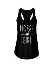 Horse Girl shirt girls Ladies Flowy Tank tile